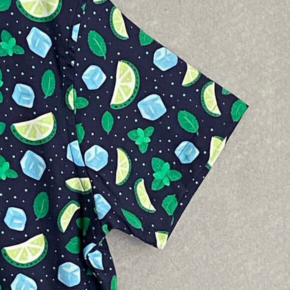 Visconti Black Men's Small Casual Button Up Shirt Short Sleeve Stretch NEW - Picture 5 of 13